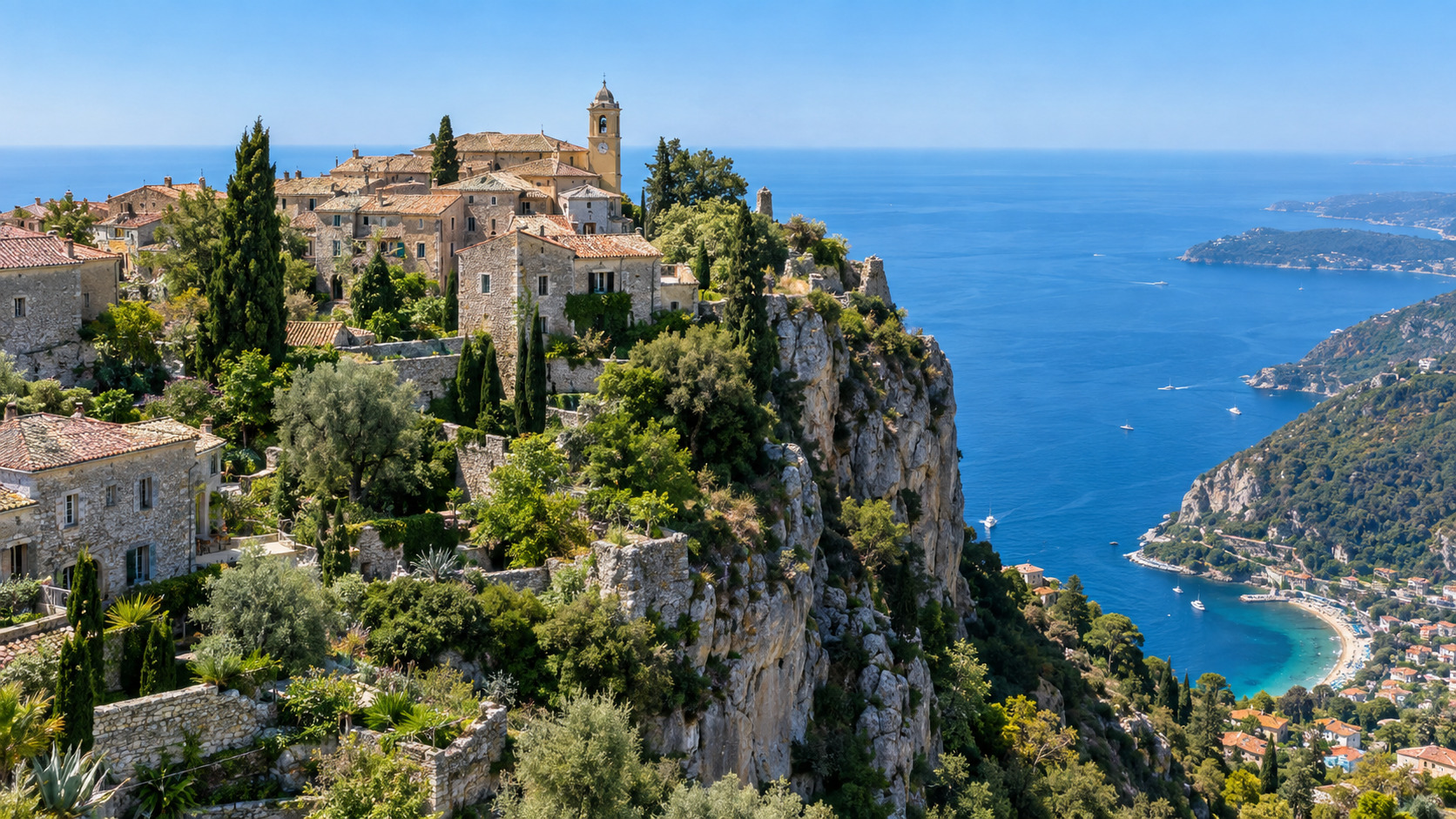 Village perché d'Èze, Côte d'Azur