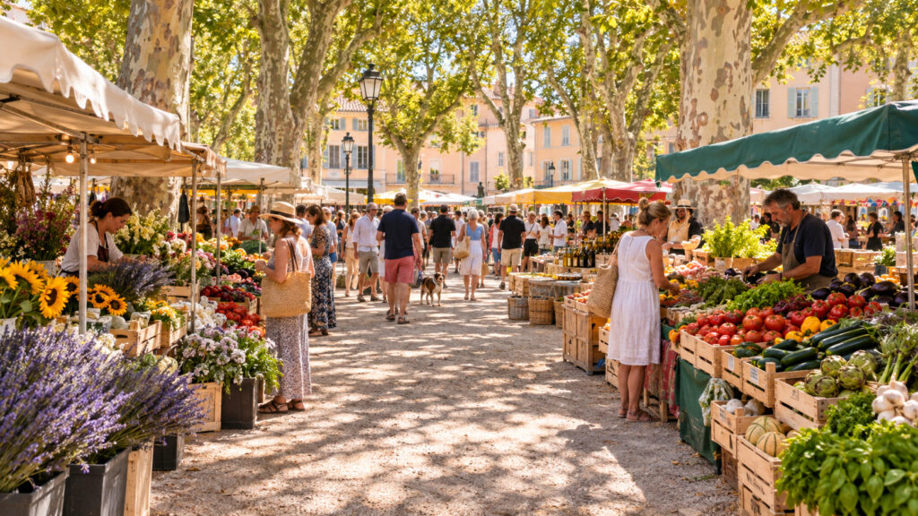 Chauffeur privé, Place des Lices, Saint-Tropez