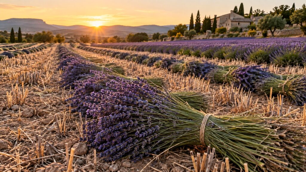 Récolte de la lavande en Provence