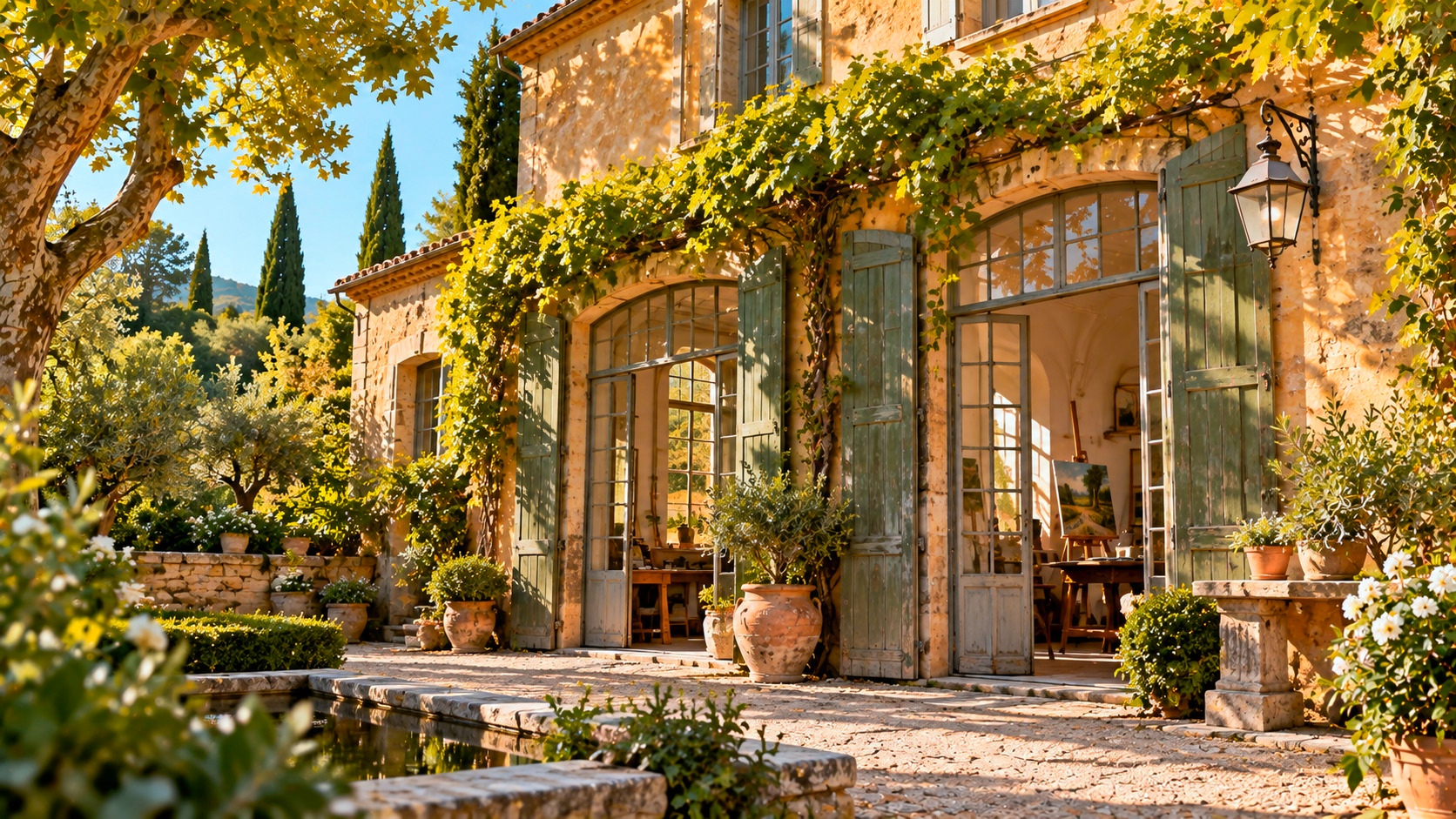 Chauffeur privé, atelier de Cézanne, Aix-en-Provence