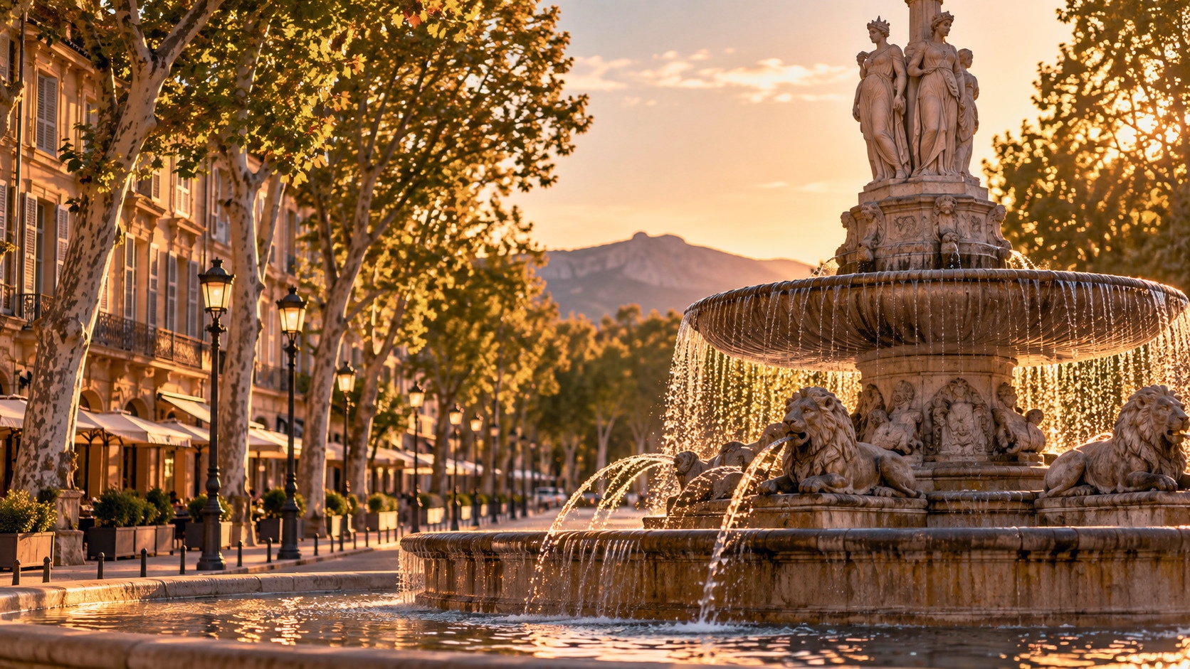 Chauffeur privé, Cours Mirabeau, Aix-en-Provence